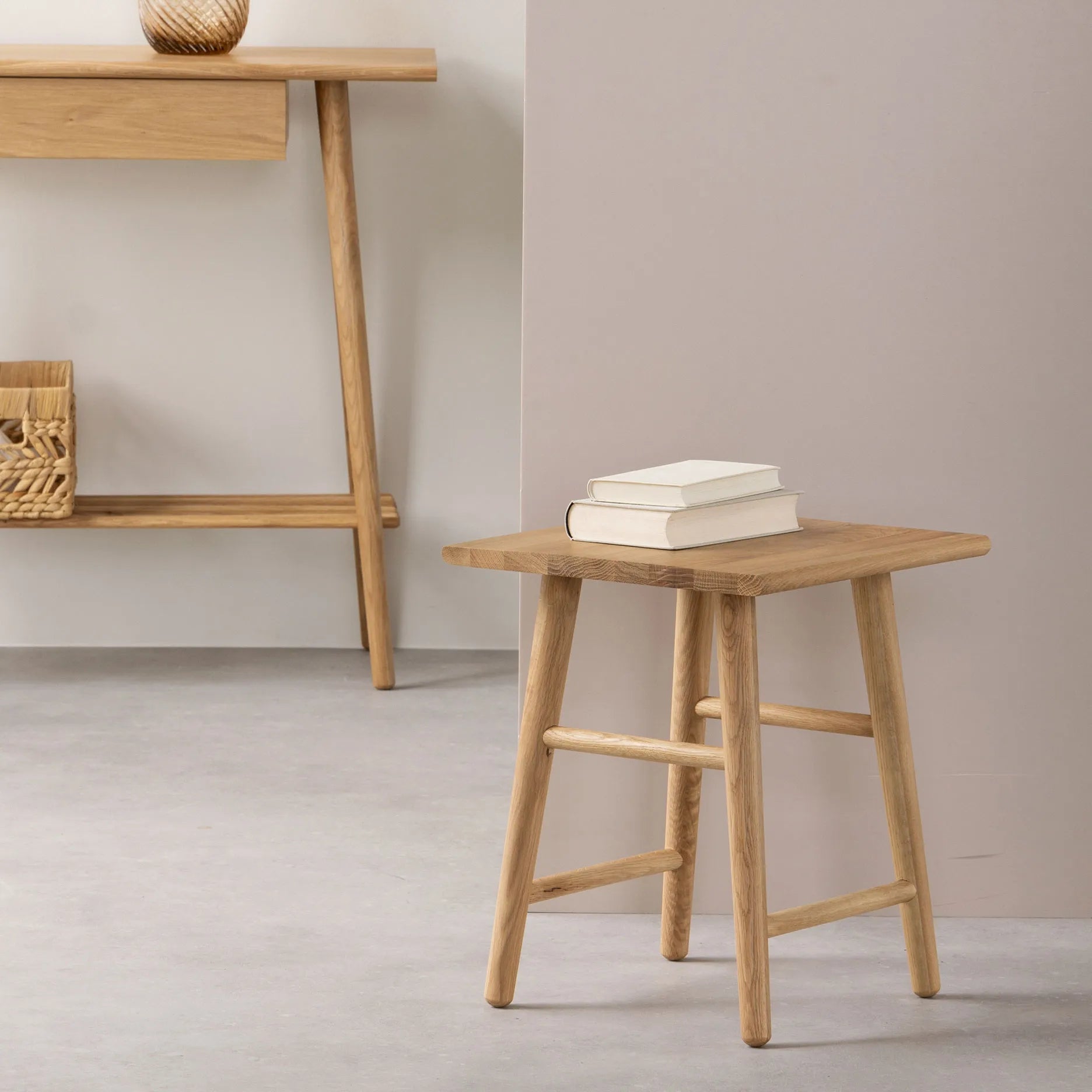 Wood II taburet, FSC certificeret egetræ